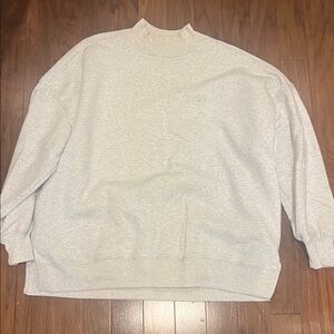 American Eagle Outfitters Light Gray Sweatshirt crewneck size large brand new